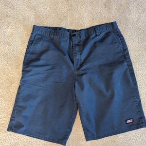 Dickies Men's Dark Blue Flat Front Shorts